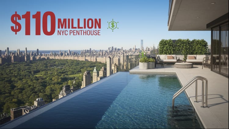 Inside NYC's $110 Million Crown Jewel: The Ultimate Billionaire's Row Penthouse Experience 💎