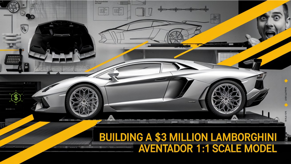 How to Build a $3,000,000 Lamborghini Aventador 1:1 Scale Model: The Ultimate Luxury DIY Project