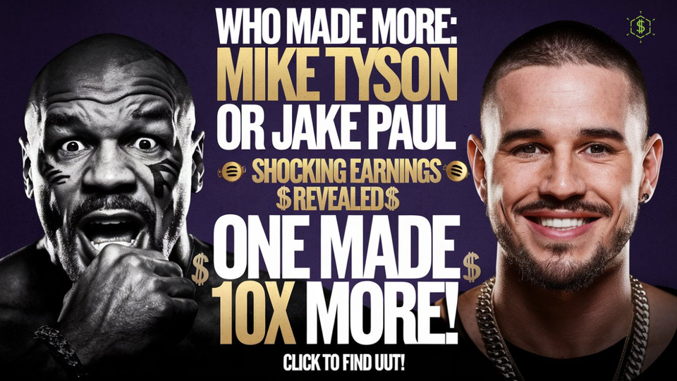 Who Made More: Mike Tyson or Jake Paul? Shocking Earnings Revealed! 💰🥊
