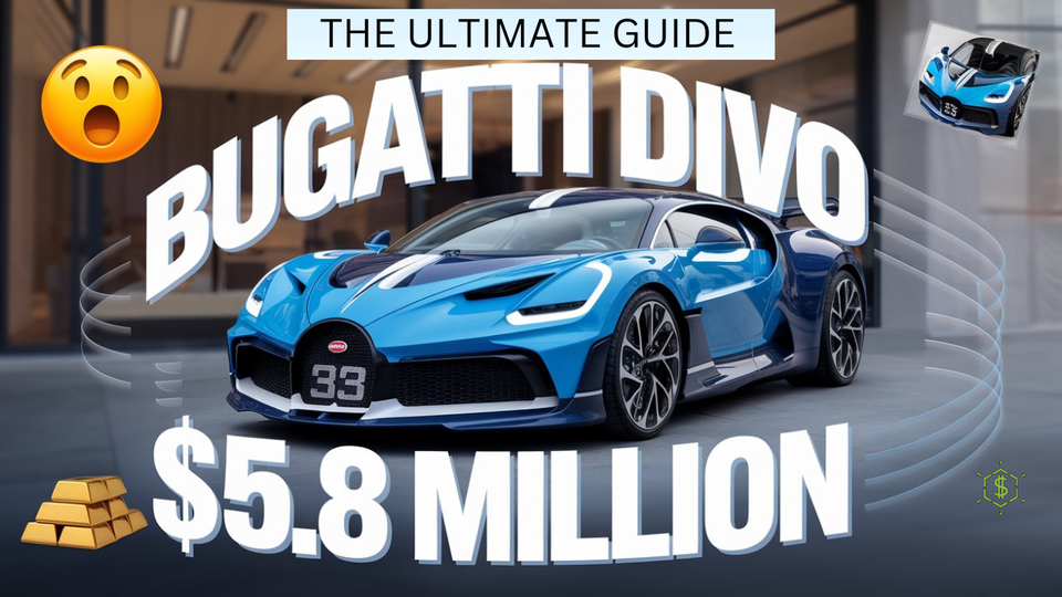Unveiling the $5.8 Million Bugatti Divo Supercar: What’s Inside this Luxury Powerhouse? 🏎️