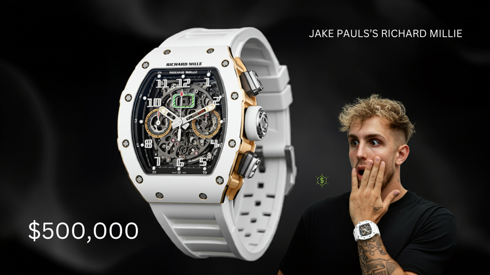 Jake Paul's Rare $500,000 Richard Mille Timepiece REVEALED!