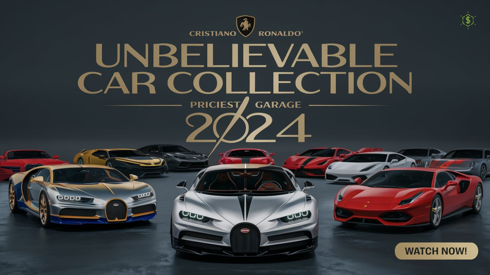 Cristiano Ronaldo’s UNBELIEVABLE Car Collection 2024 | A Look Inside the Priciest Garage!