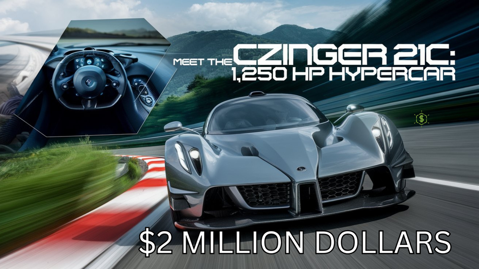 Czinger 21C: 1,250 HP Hypercar Built With 3-D-Printed Parts