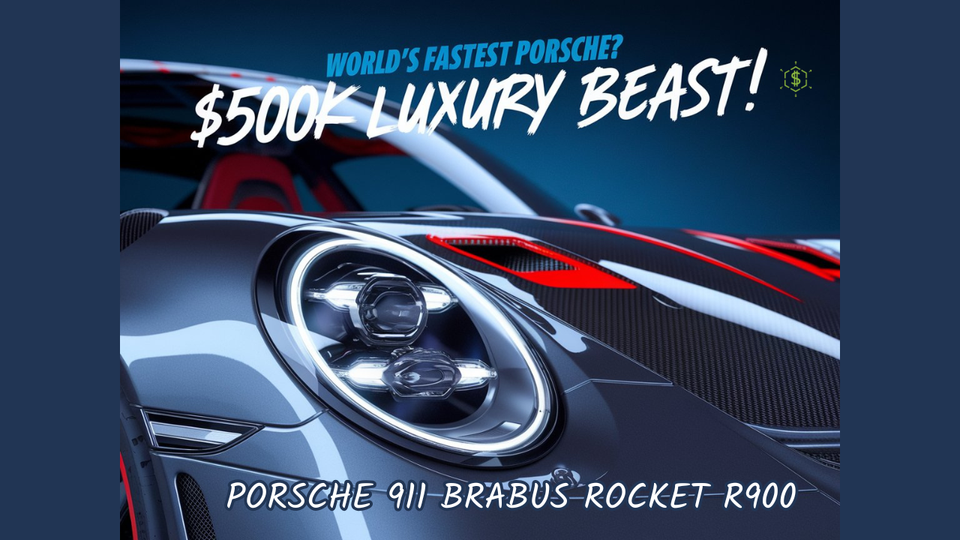 The Ultimate Guide: 2024 Porsche 911 BRABUS Rocket R900 - A $500,000 Automotive Masterpiece 🚗