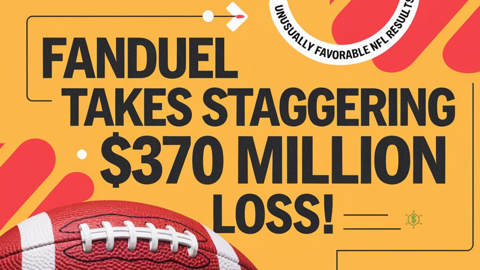 FanDuel's $370M NFL Betting Loss: Historic Sports Betting Upset Shakes Industry in 2024 💰🏈