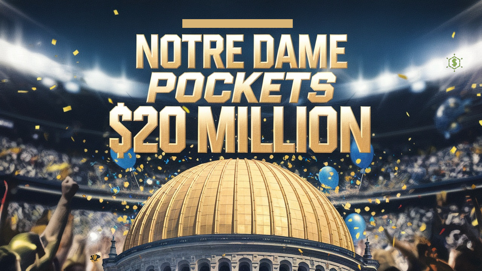 Notre Dame Football Strikes Gold: Historic Championship Game Appearance Nets $20 Million Windfall 🏈💰
