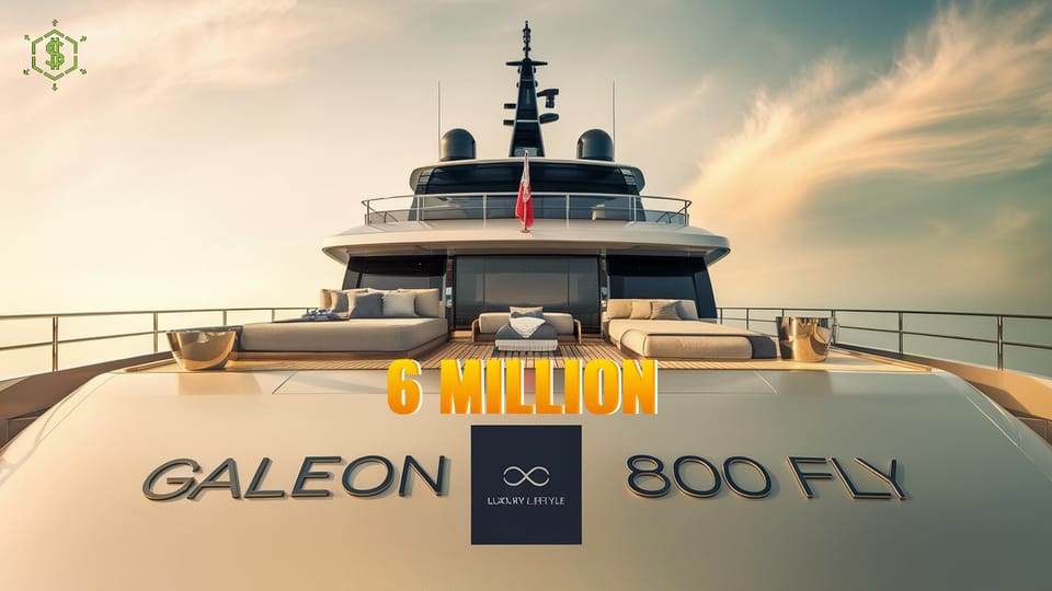 Experience Ultimate Luxury: Inside the Magnificent $6 Million Galeon 800 Fly Yacht - Your Complete Guide 🛥️