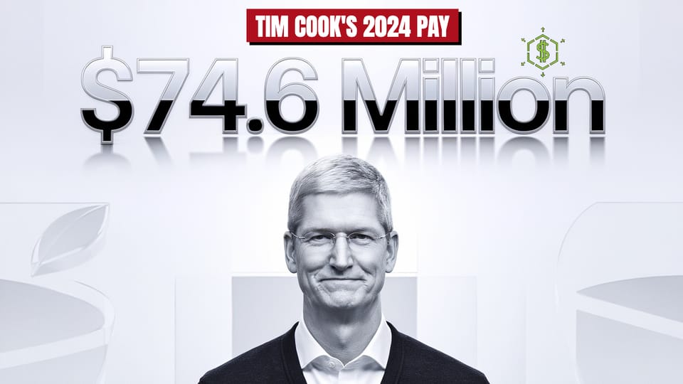 Tim Cook's Net Worth Soars: Apple CEO's 2024 Compensation Package Hits $74.6M - Inside the Tech Titan's Wealth 💰