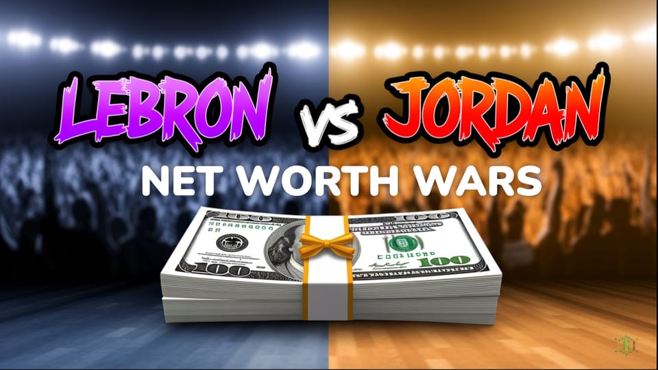 LeBron James vs Michael Jordan: Who Holds the Crown in Net Worth? 💰👑