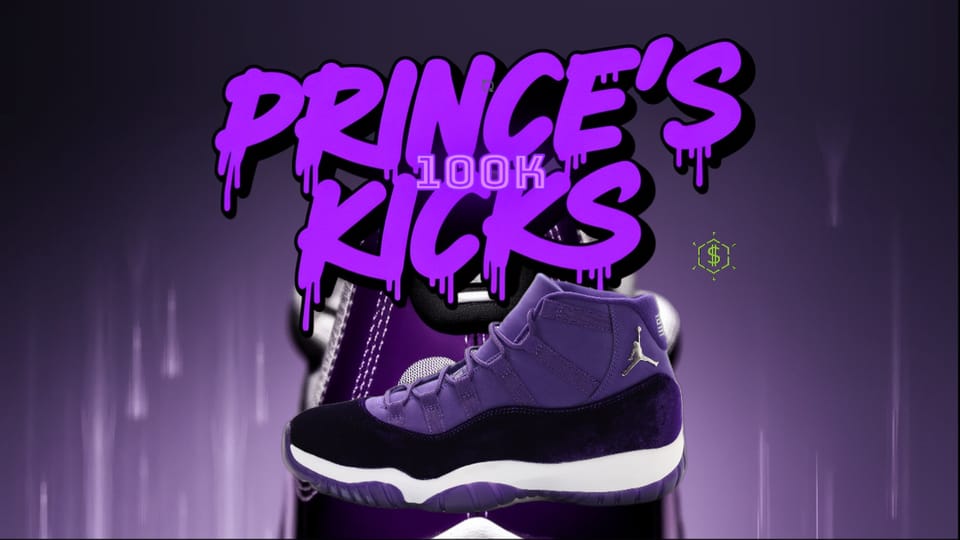Purple Rain Air Jordan 11s: Prince's Custom Sneakers Sell for a Staggering $100K at Auction