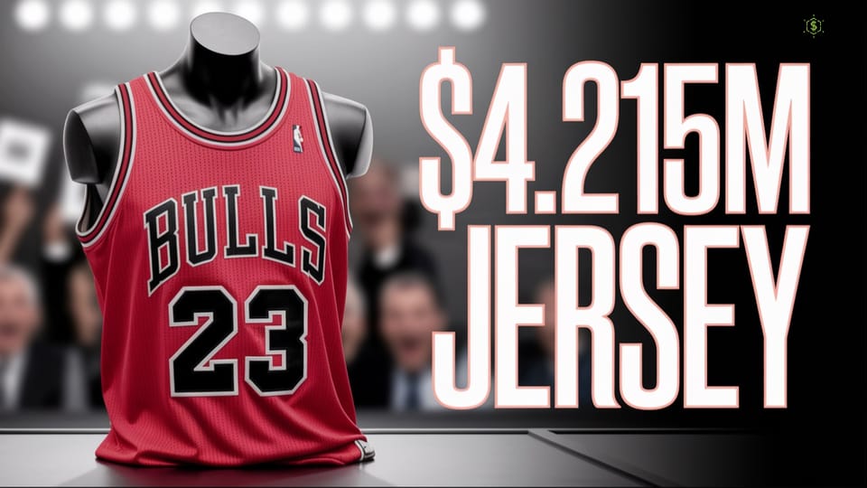 Michael Jordan's Game-Worn Bulls Rookie Jersey Shatters Records with $4.215 Million Sale: The Ultimate Basketball Collectible