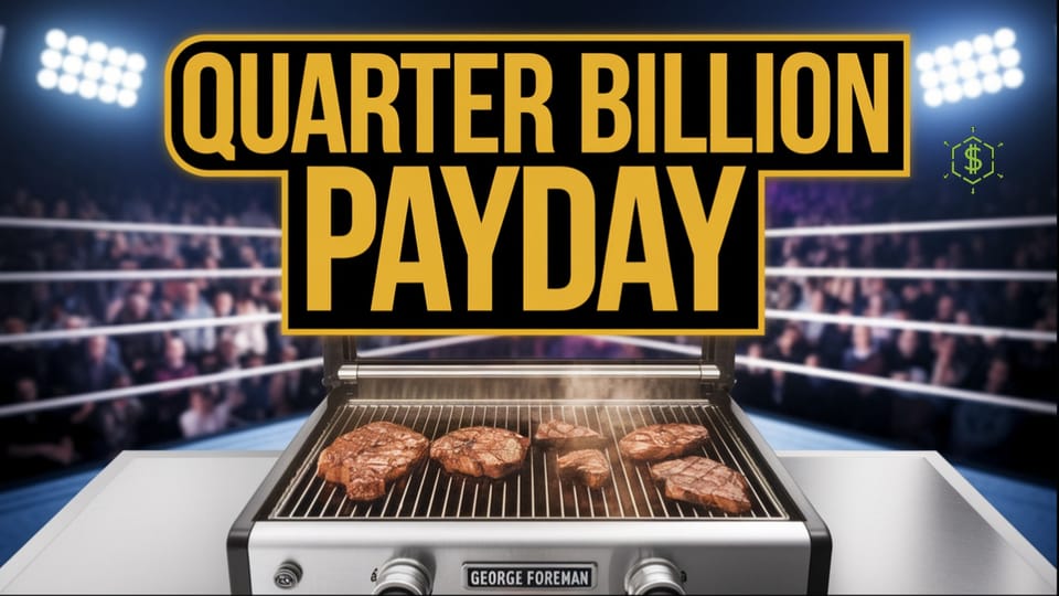 How George Foreman Knocked Out a Quarter-Billion Dollar Payday With an Unlikely Invention: The Foreman Grill 💰🥊