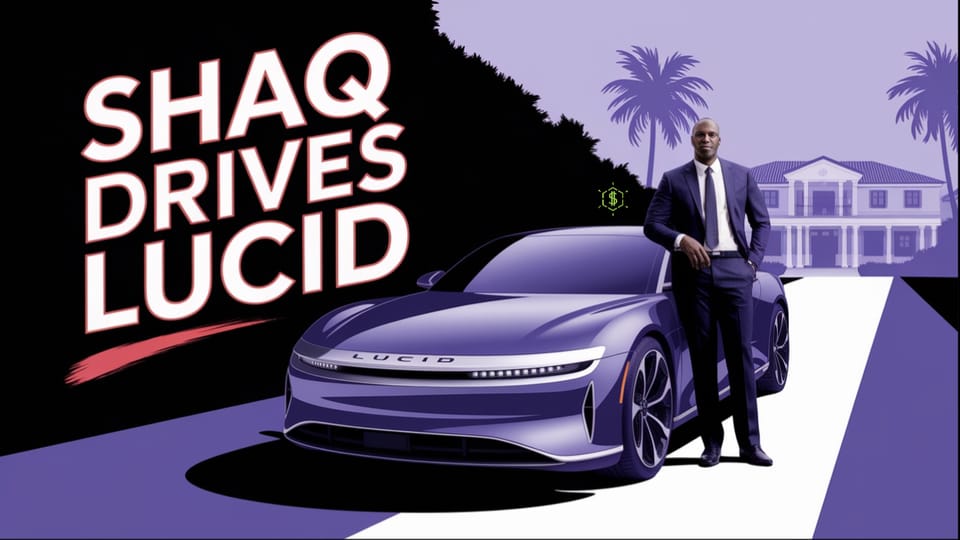 Shaq's New Lucid Air Coupe: NBA Legend Adds Another Stunning EV to His Legendary Collection | Exclusive Look