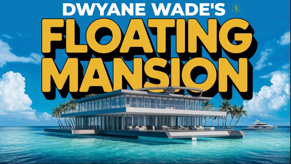 Inside Dwyane Wade's Breathtaking $22 Million Floating Mansion: The Ultimate Luxury Home on Water 🏆🌊