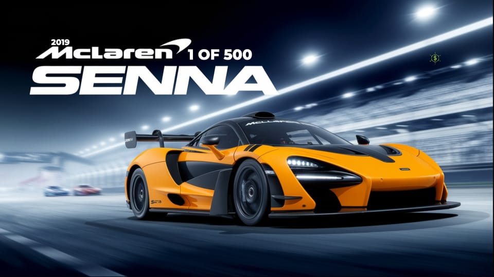 The 2019 McLaren Senna: Engineering Perfection in a 500-Unit Masterpiece 🏎️