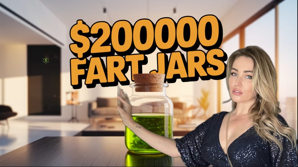 How a TikToker Turned Flatulence into a $200,000 Fortune: The Bizarre Business of Selling Farts in Jars