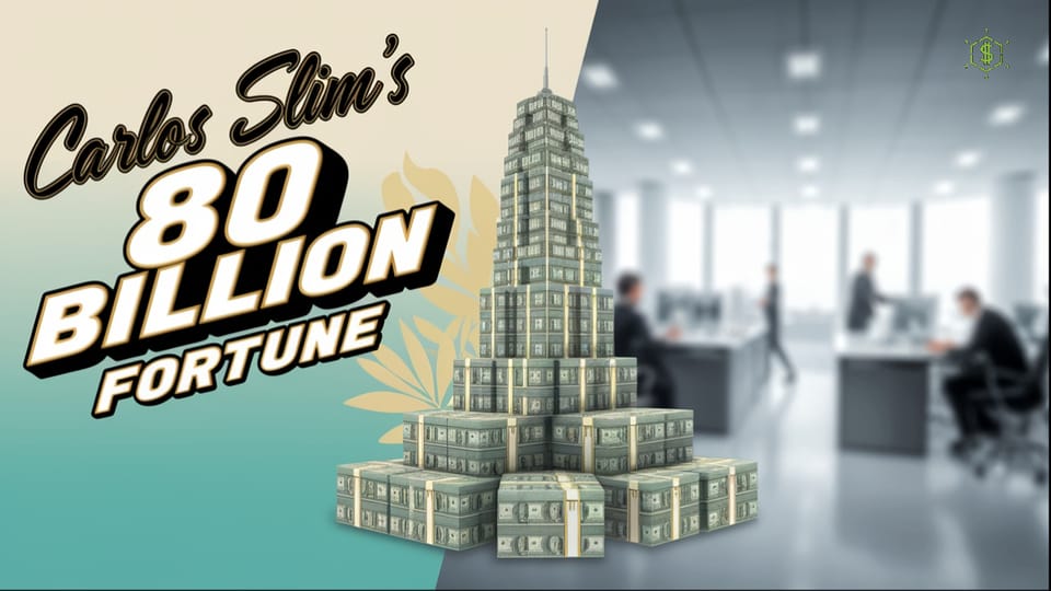 How Carlos Slim Built His $80 Billion Fortune: A Masterclass in Business and Investment Strategy