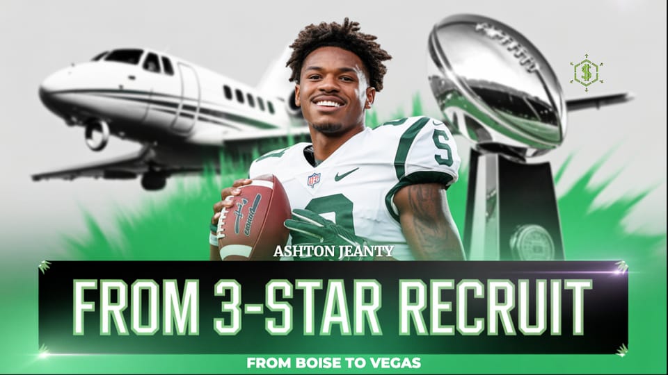 From 3-Star Recruit to NFL Superstar: Ashton Jeanty's Incredible Journey to Las Vegas Raiders