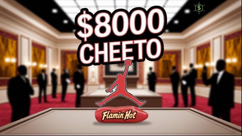 Rare Michael Jordan-Shaped Flamin' Hot Cheeto Sells for $8,000: The Intersection of Food, Sports Memorabilia, and Luxury Collectibles 🔥🏀💰