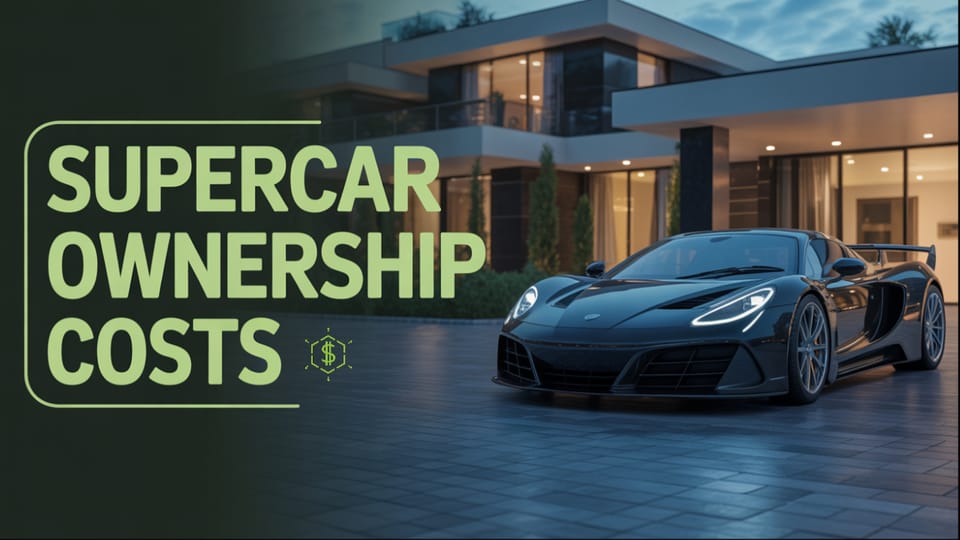 The REAL Cost of Owning a Supercar: Beyond the Sticker Price (2025 Analysis)