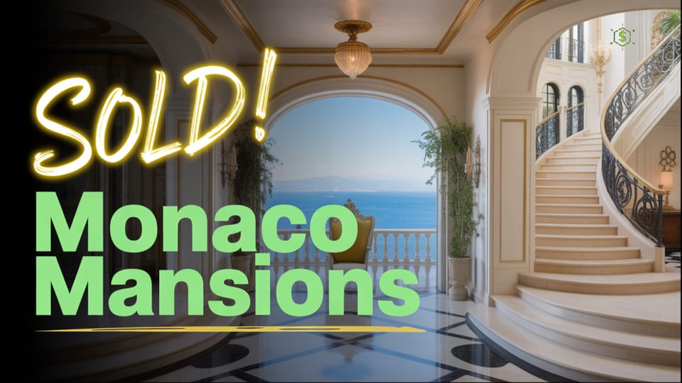 Inside Monaco's Most Expensive Mansions Ever Sold: $387M Properties That Broke Every Record